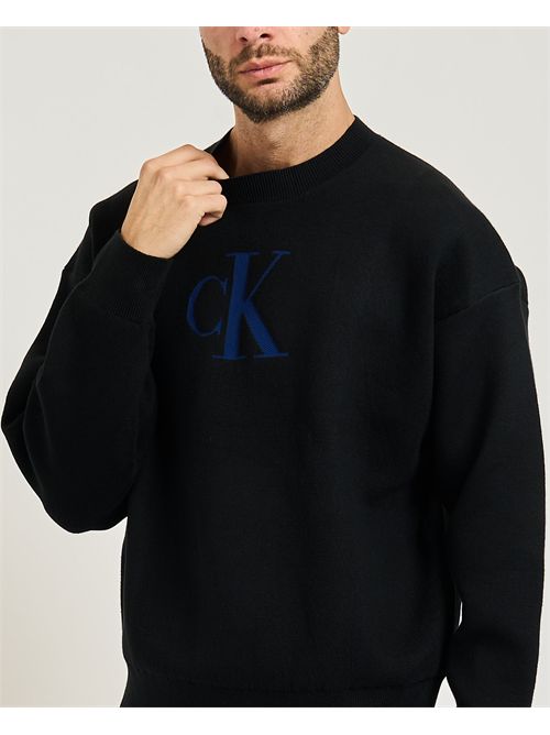 Calvin Klein Men's Merino Wool Sweater CALVIN KLEIN | LV04LB305GUB1